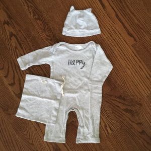 Baby One Piece with Cap and Bag